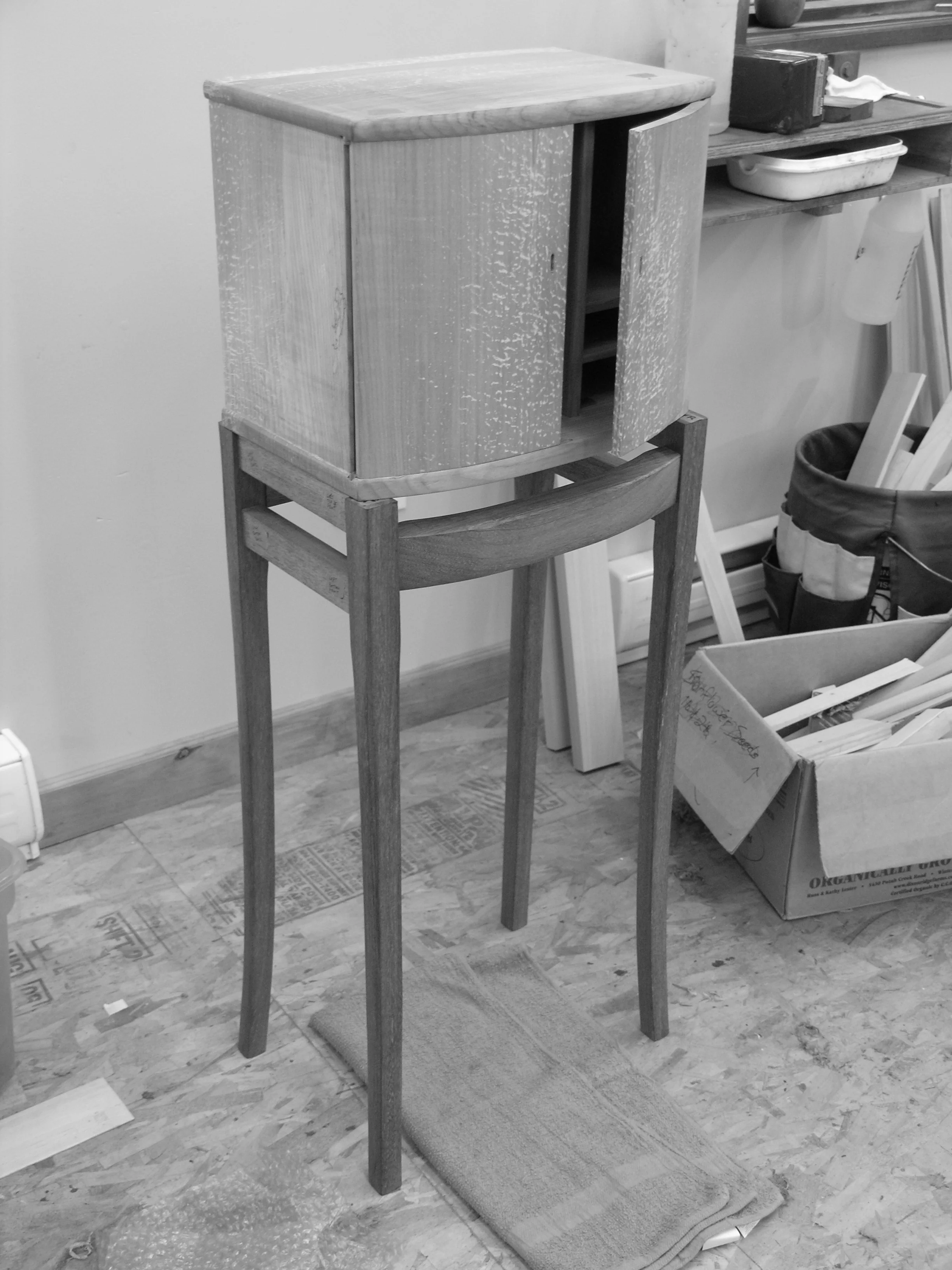  John's composing piece nearing completion 