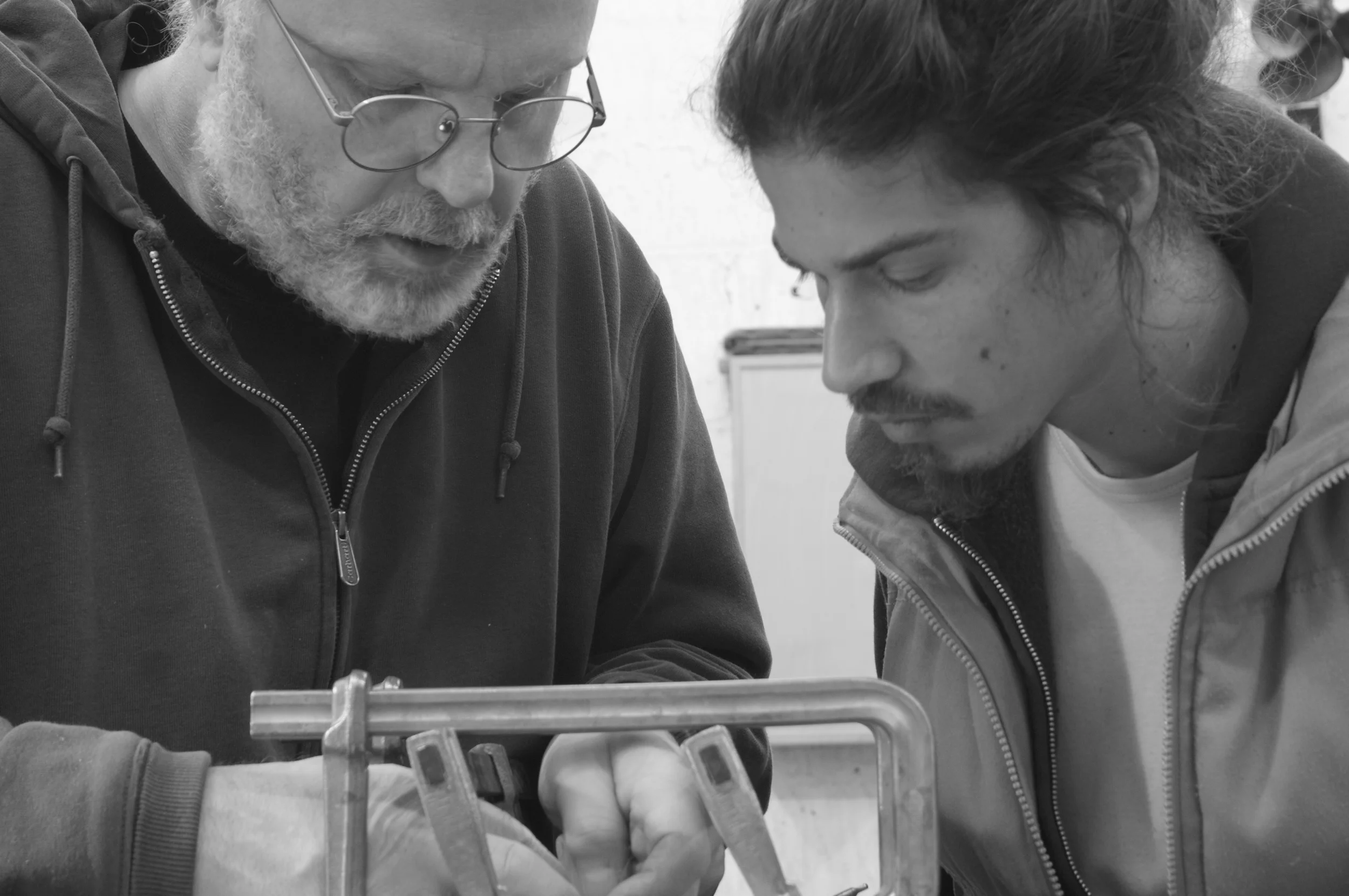  Robert & Oren assembling Robert's drawer 