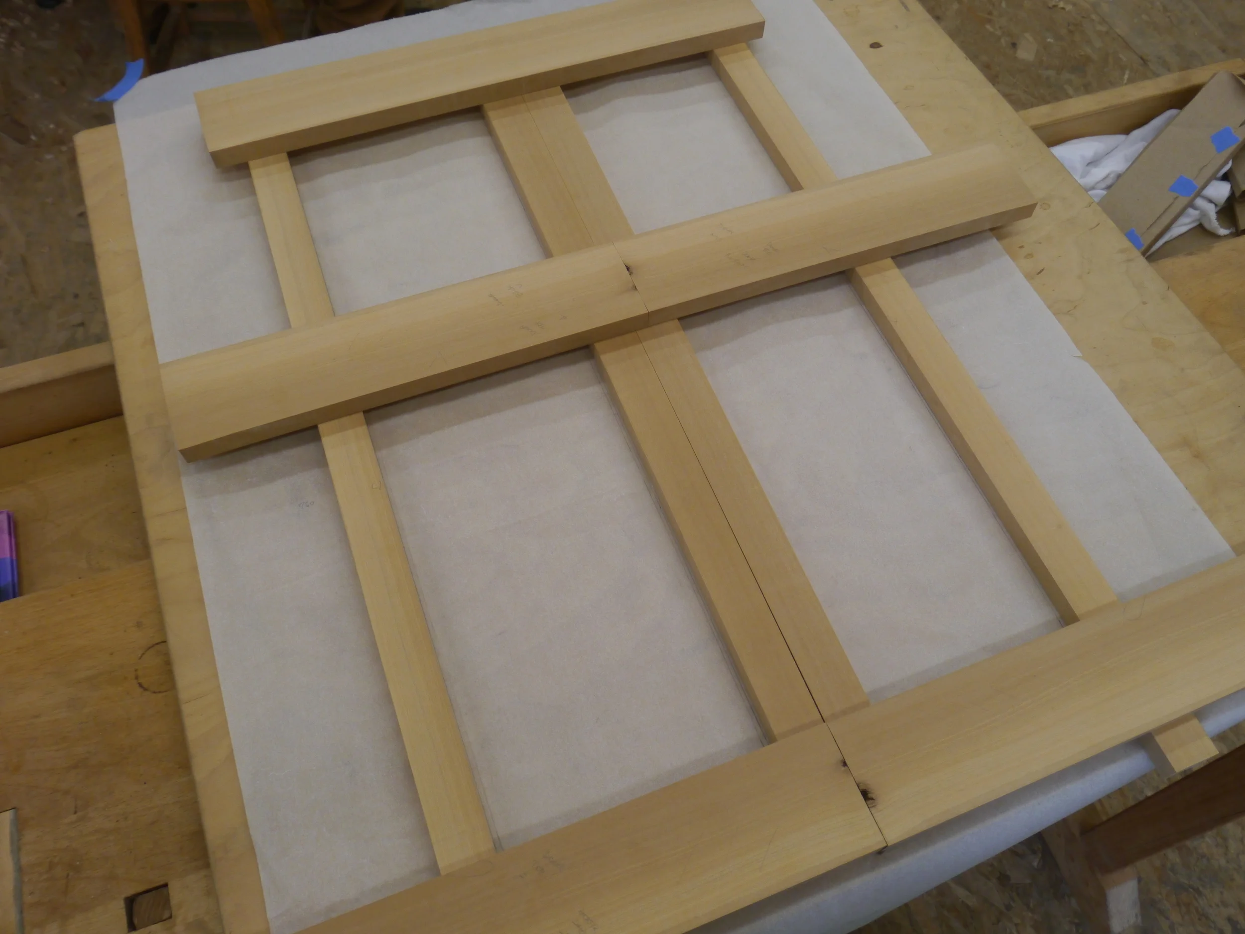Parts for frame and panel doors