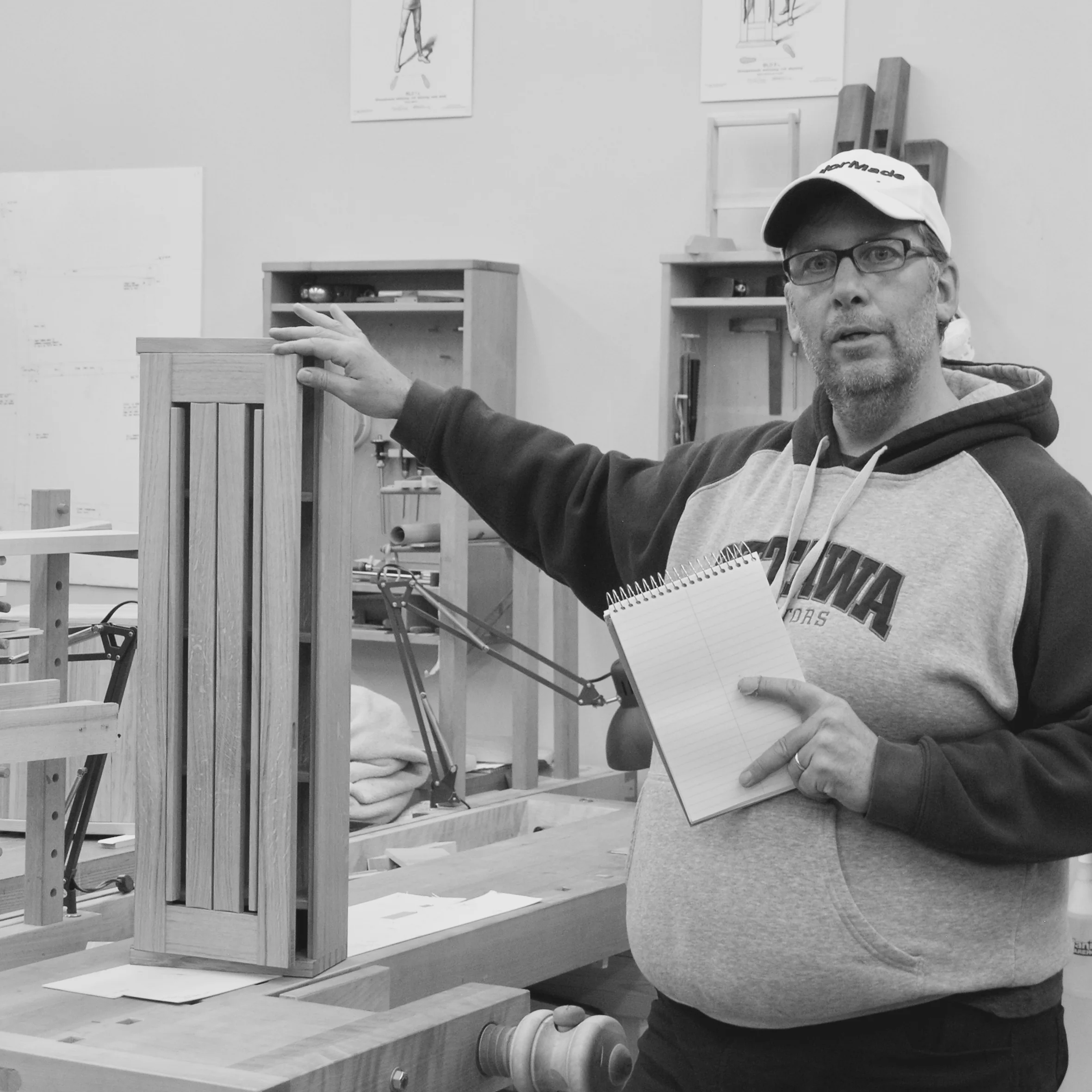  Andre presents his fine cabinet 